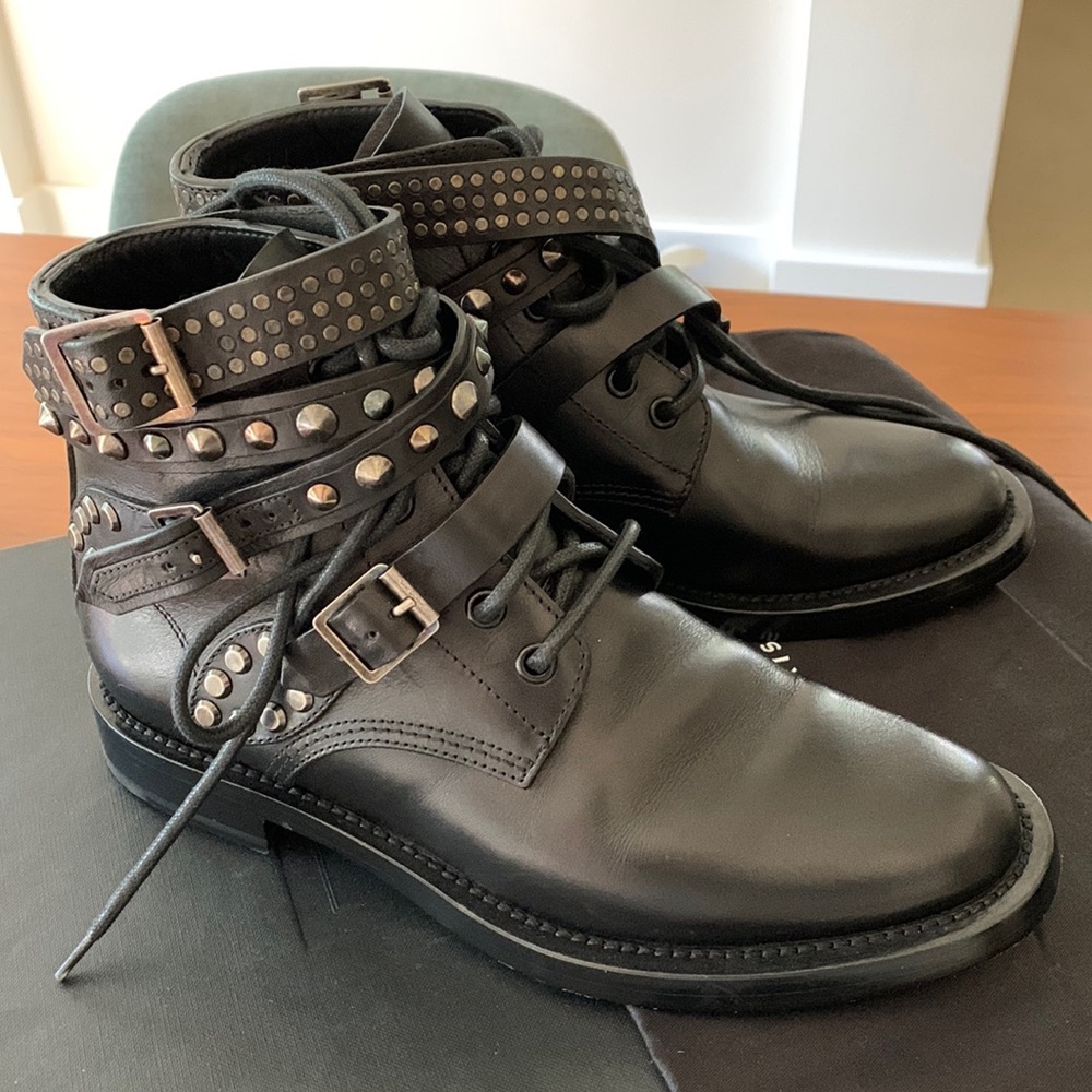 Saint Laurent 37.5 excellent condition ankle boots